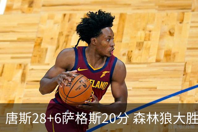 唐斯28+6萨格斯20分 森林狼大胜终结魔术连胜
